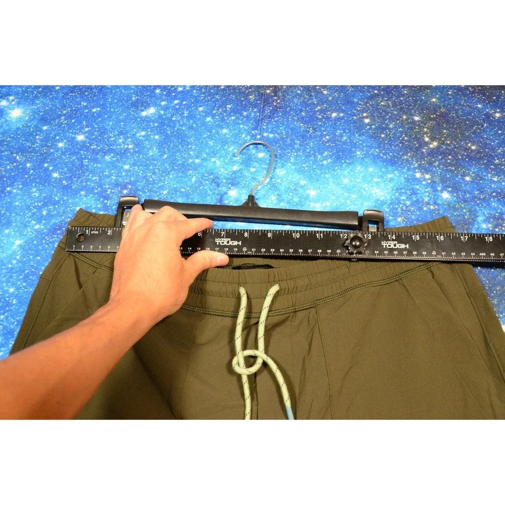 Cotopaxi Pants Mens Large Green Joggers Elastic Waist Zip Pocket Hiking Athletic